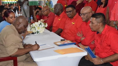 ‘We are very confident about winning the elections’ – Jagdeo says after submitting party’s lists