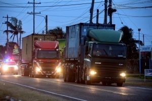 container-trucks-with-ballots-arrive-at-the-arthur-chung-conference-center