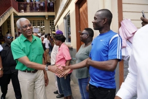 Granger with voters