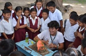 South Rupununi students participate in a hands-on learning exercise