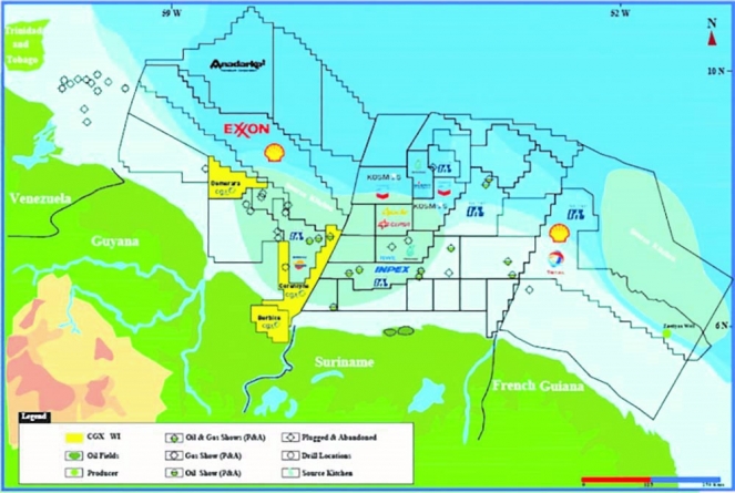 CGX 2021 oil exploration offshore Guyana to cost US$90M