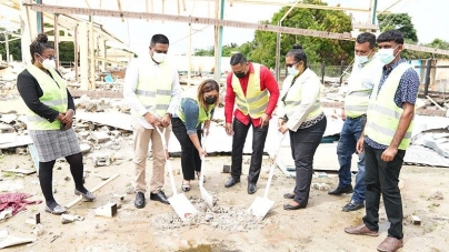 Sod turned for construction of Abrams Zuil Secondary