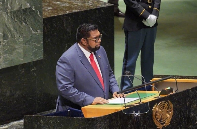 President Ali apprises UN of ‘overt threats’ from Venezuela