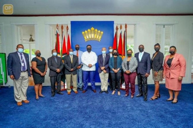 President meets Barbados delegation here to explore investment opportunities